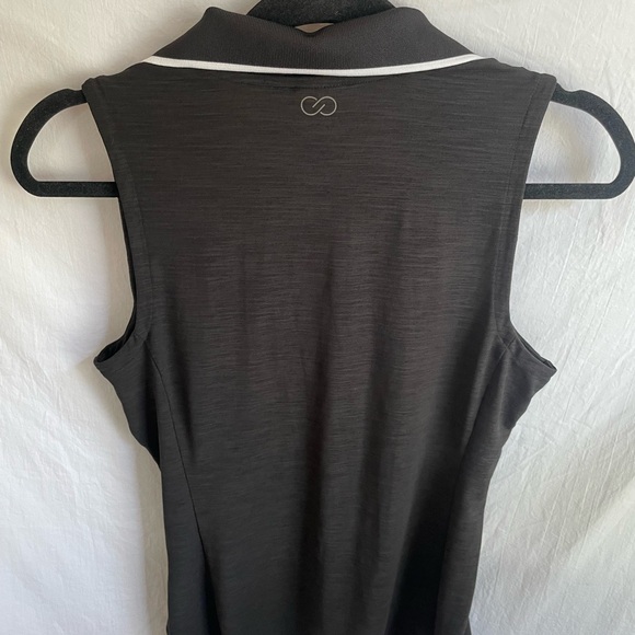 CALIA by Carrie Underwood Black Zip Tank Top - Picture 3 of 3